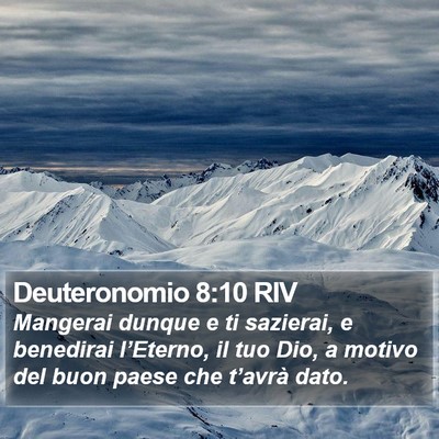 Deuteronomio 8:10 RIV Bible Verse Image
