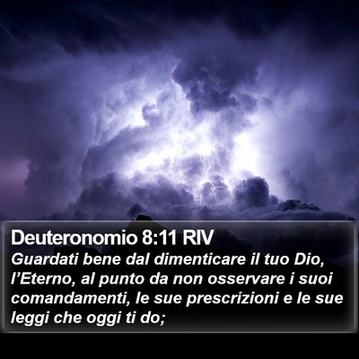 Deuteronomio 8:11 RIV Bible Verse Image