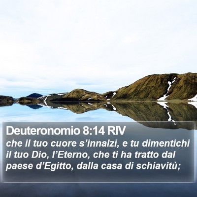 Deuteronomio 8:14 RIV Bible Verse Image