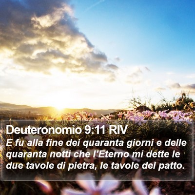Deuteronomio 9:11 RIV Bible Verse Image
