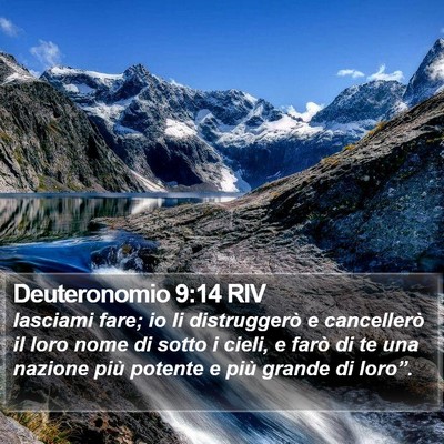 Deuteronomio 9:14 RIV Bible Verse Image