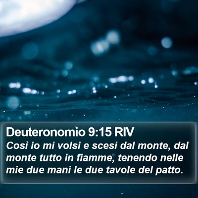 Deuteronomio 9:15 RIV Bible Verse Image