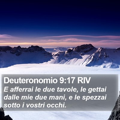 Deuteronomio 9:17 RIV Bible Verse Image