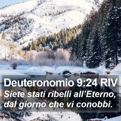 Deuteronomio 9:24 RIV Bible Verse Image