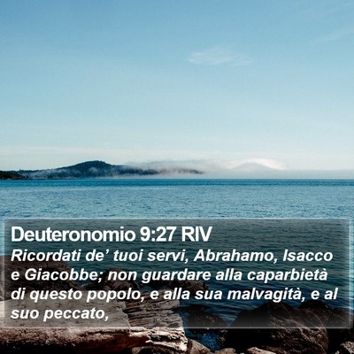 Deuteronomio 9:27 RIV Bible Verse Image