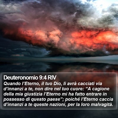 Deuteronomio 9:4 RIV Bible Verse Image