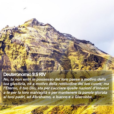 Deuteronomio 9:5 RIV Bible Verse Image