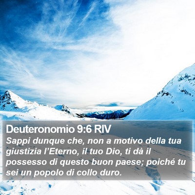 Deuteronomio 9:6 RIV Bible Verse Image