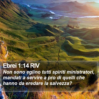 Ebrei 1:14 RIV Bible Verse Image