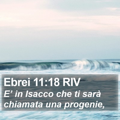 Ebrei 11:18 RIV Bible Verse Image