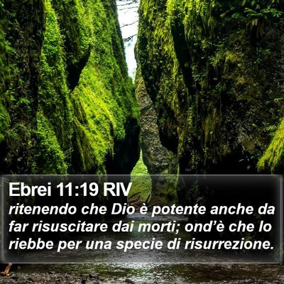 Ebrei 11:19 RIV Bible Verse Image