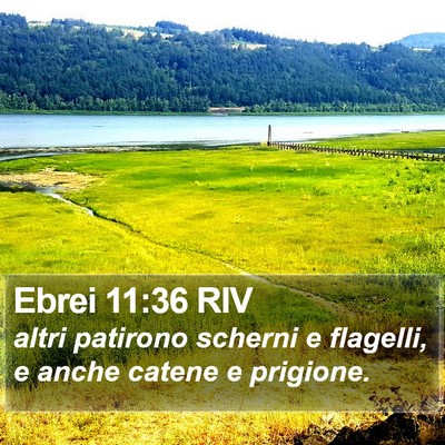 Ebrei 11:36 RIV Bible Verse Image