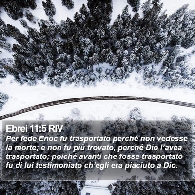 Ebrei 11:5 RIV Bible Verse Image