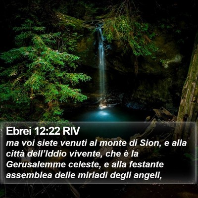 Ebrei 12:22 RIV Bible Verse Image