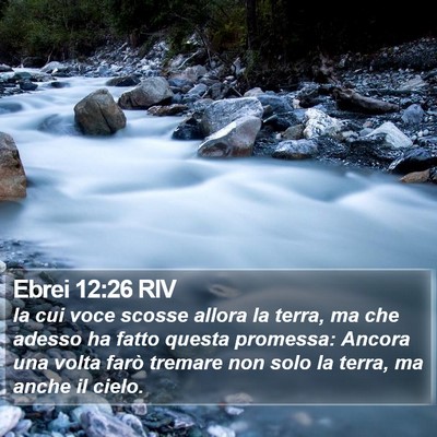 Ebrei 12:26 RIV Bible Verse Image