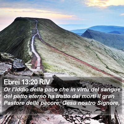 Ebrei 13:20 RIV Bible Verse Image