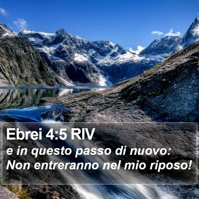 Ebrei 4:5 RIV Bible Verse Image