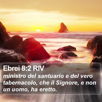 Ebrei 8:2 RIV Bible Verse Image