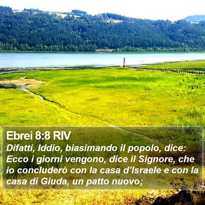 Ebrei 8:8 RIV Bible Verse Image
