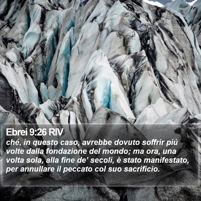 Ebrei 9:26 RIV Bible Verse Image