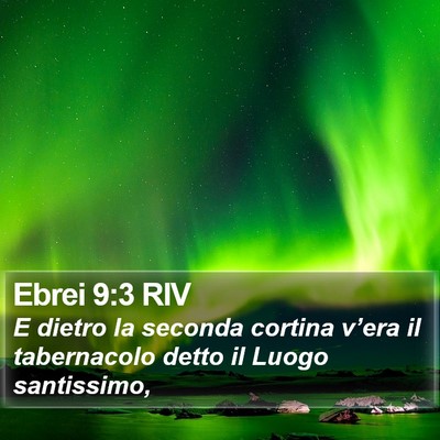Ebrei 9:3 RIV Bible Verse Image