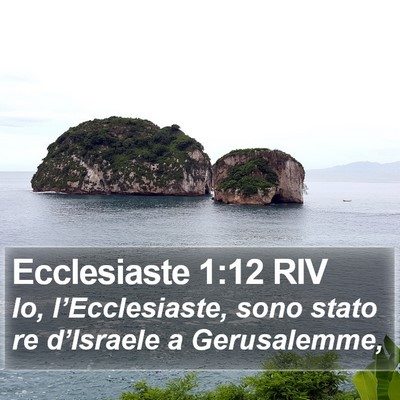 Ecclesiaste 1:12 RIV Bible Verse Image