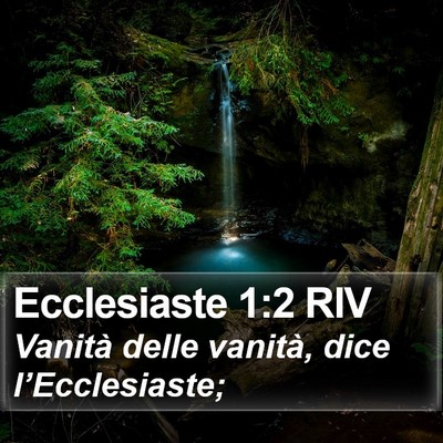 Ecclesiaste 1:2 RIV Bible Verse Image