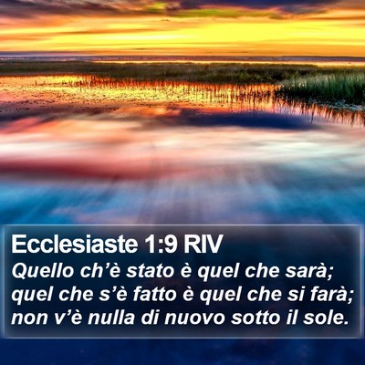 Ecclesiaste 1:9 RIV Bible Verse Image