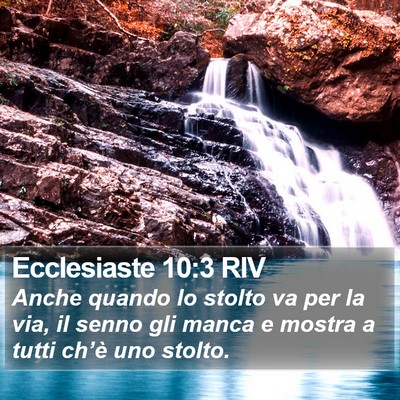 Ecclesiaste 10:3 RIV Bible Verse Image