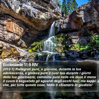 Ecclesiaste 11:9 RIV Bible Verse Image