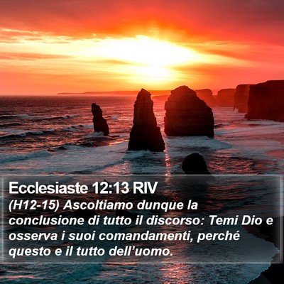 Ecclesiaste 12:13 RIV Bible Verse Image