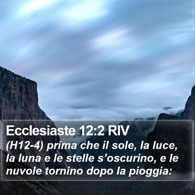 Ecclesiaste 12:2 RIV Bible Verse Image