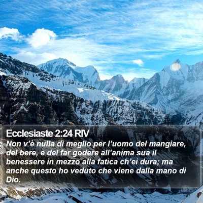 Ecclesiaste 2:24 RIV Bible Verse Image
