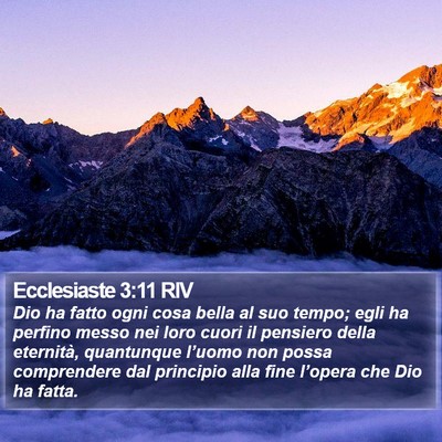 Ecclesiaste 3:11 RIV Bible Verse Image