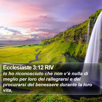 Ecclesiaste 3:12 RIV Bible Verse Image
