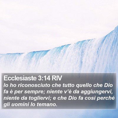 Ecclesiaste 3:14 RIV Bible Verse Image