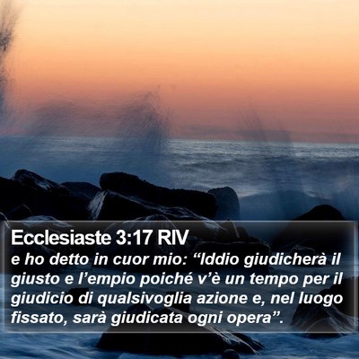 Ecclesiaste 3:17 RIV Bible Verse Image