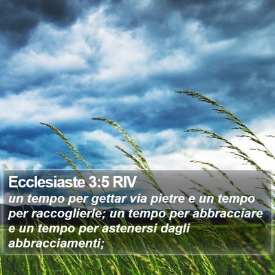 Ecclesiaste 3:5 RIV Bible Verse Image