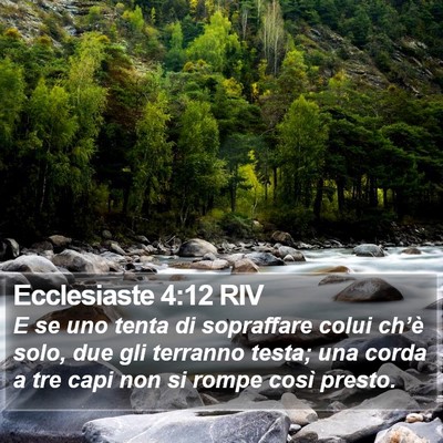Ecclesiaste 4:12 RIV Bible Verse Image