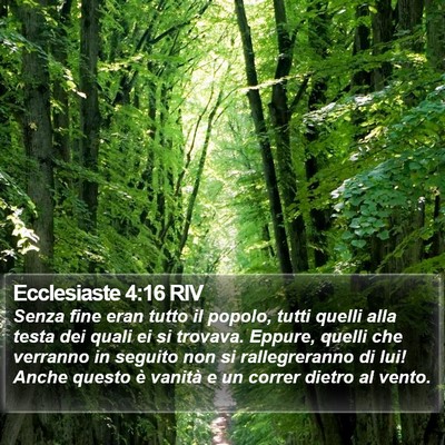 Ecclesiaste 4:16 RIV Bible Verse Image