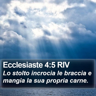 Ecclesiaste 4:5 RIV Bible Verse Image