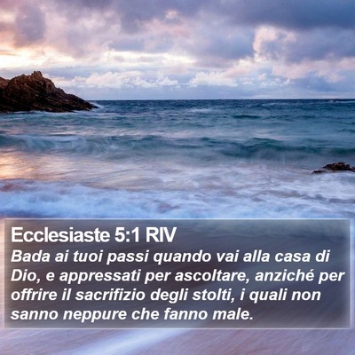 Ecclesiaste 5:1 RIV Bible Verse Image