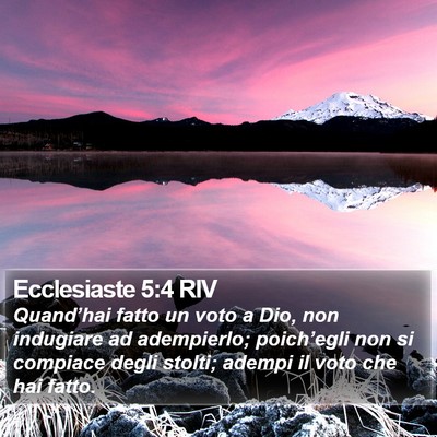 Ecclesiaste 5:4 RIV Bible Verse Image
