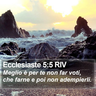 Ecclesiaste 5:5 RIV Bible Verse Image