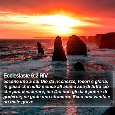 Ecclesiaste 6:2 RIV Bible Verse Image