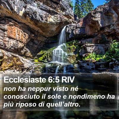 Ecclesiaste 6:5 RIV Bible Verse Image