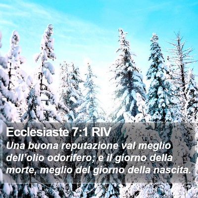 Ecclesiaste 7:1 RIV Bible Verse Image