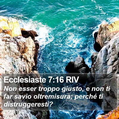 Ecclesiaste 7:16 RIV Bible Verse Image