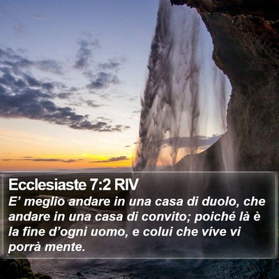 Ecclesiaste 7:2 RIV Bible Verse Image