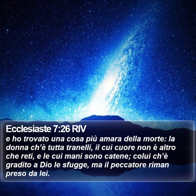 Ecclesiaste 7:26 RIV Bible Verse Image